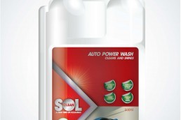 SolClean Eco Friendly Car Wash Packaging Design