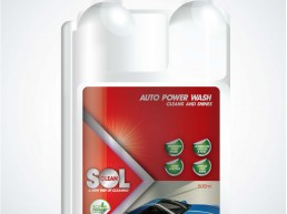 SolClean Eco Friendly Car Wash Packaging Design