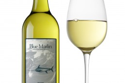 Blue Marlin Wine Label Packaging Design