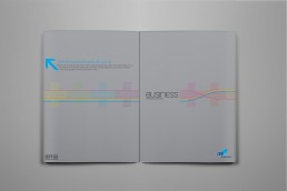 M8 Telecom Brochure Design Double Gate Fold