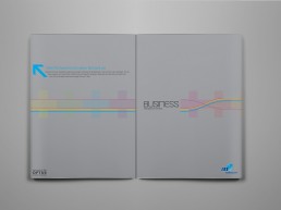 M8 Telecom Brochure Design Double Gate Fold