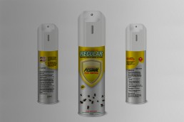 Pestrol Regular Packaging Aerosol Design