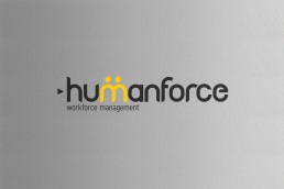 Humanforce Workforce Management Logo Design