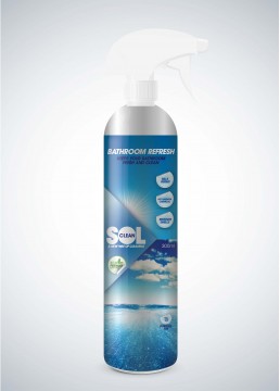 SolClean Packaging Design Bathroom Refresh