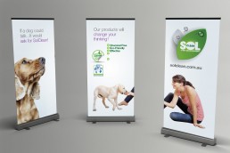 SolClean Pull Up Banners Dog Show